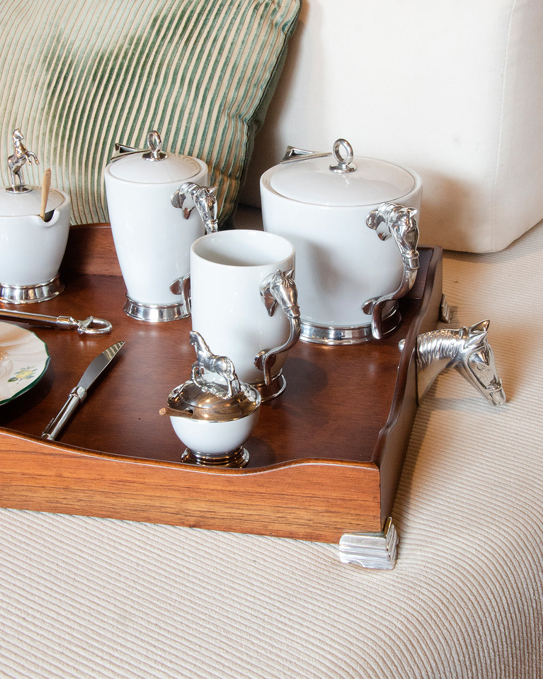 Bandeja Queen Anne Maior (60 x 40) - Equestre