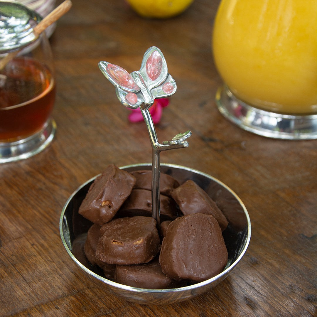 Bowl Catcher Pink Butterfly