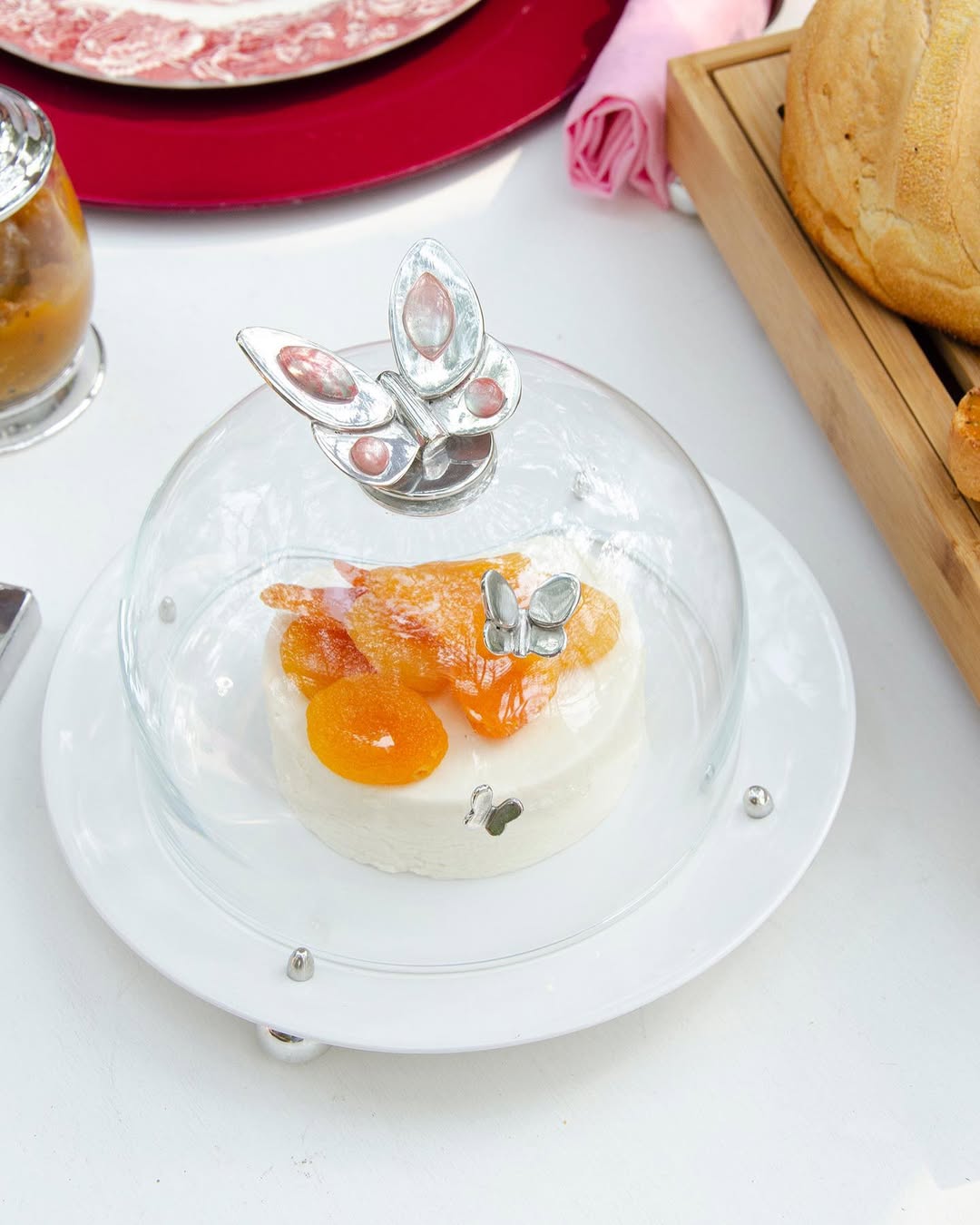 Queijeira Média Pink Butterfly