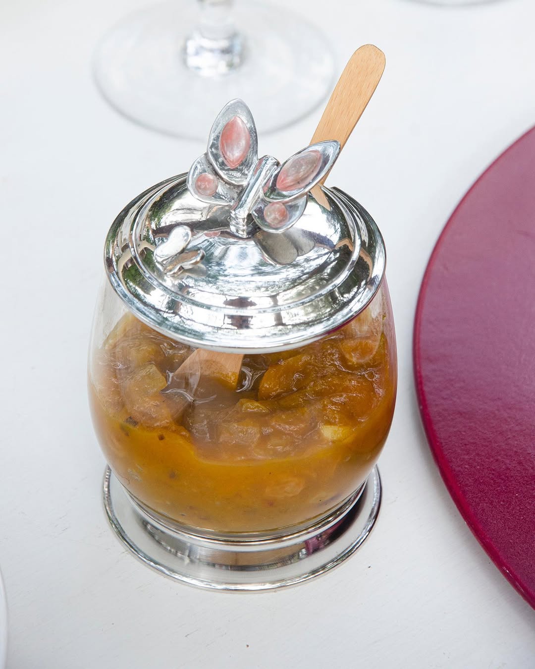 Copo para Geleia Pink Butterfly