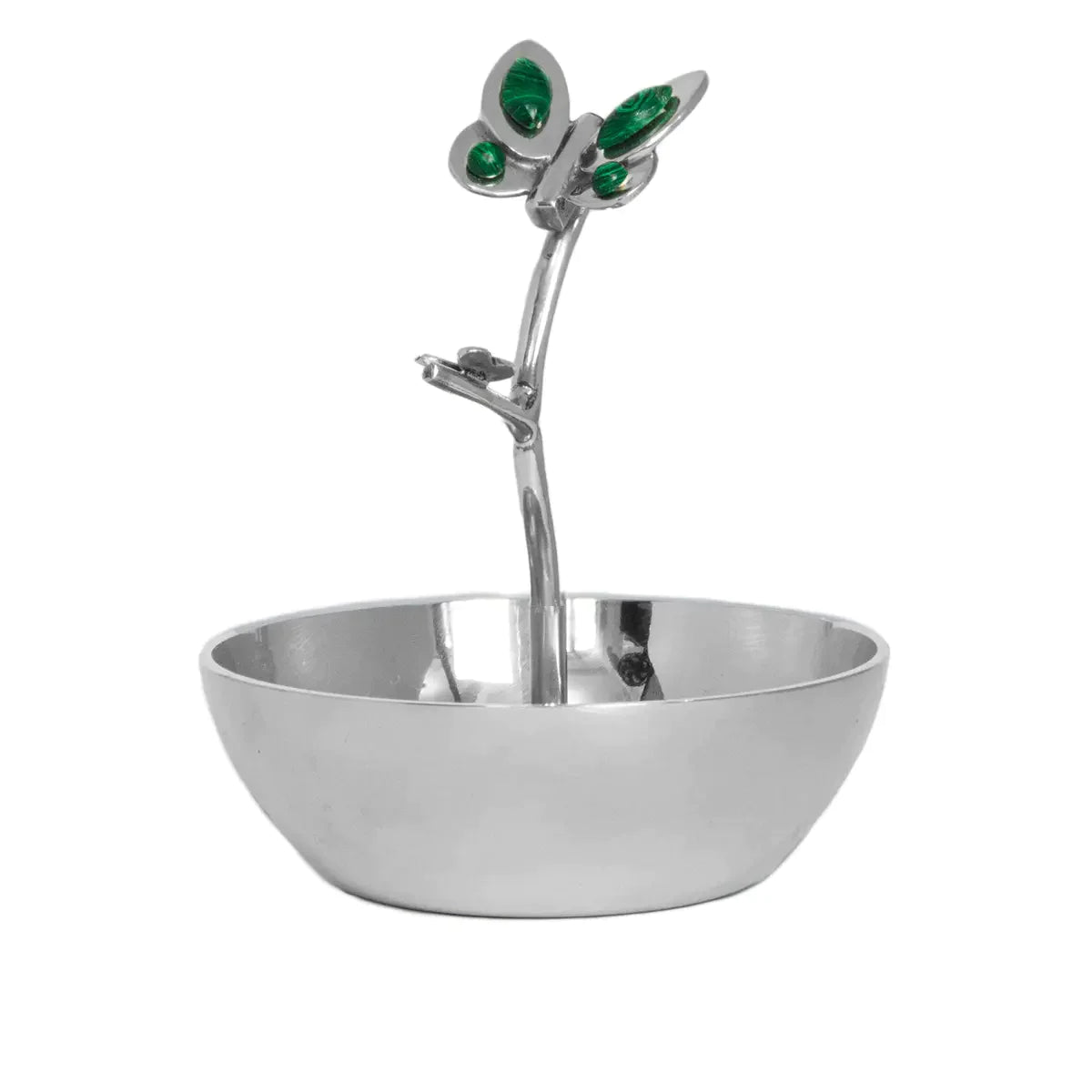 Bowl Catcher Green Butterfly