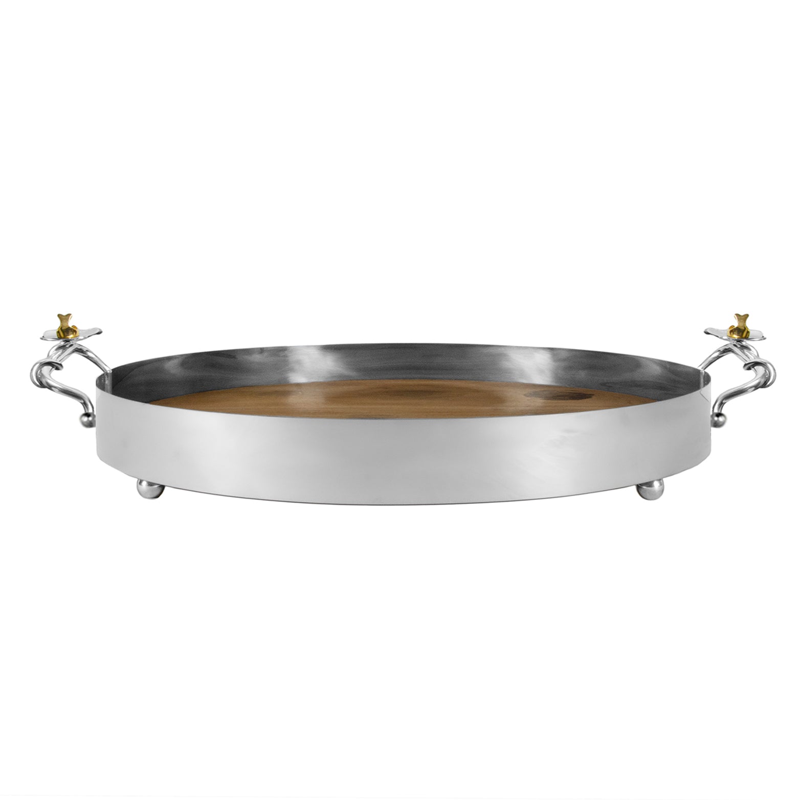 Bandeja Redonda Maior (55 cm) Órquidea
