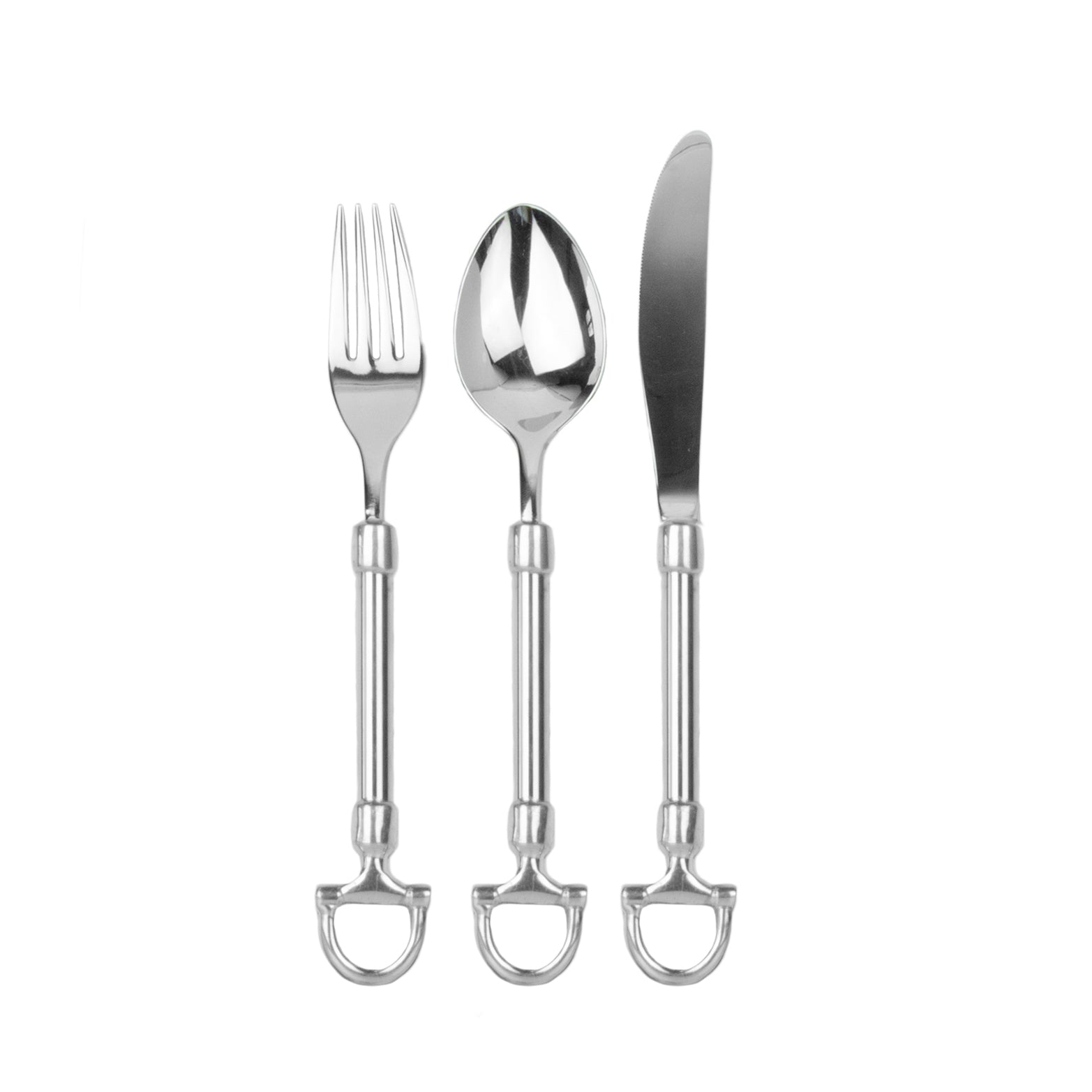 Set Talheres de Sobremesa Equestre - 3 PÇS