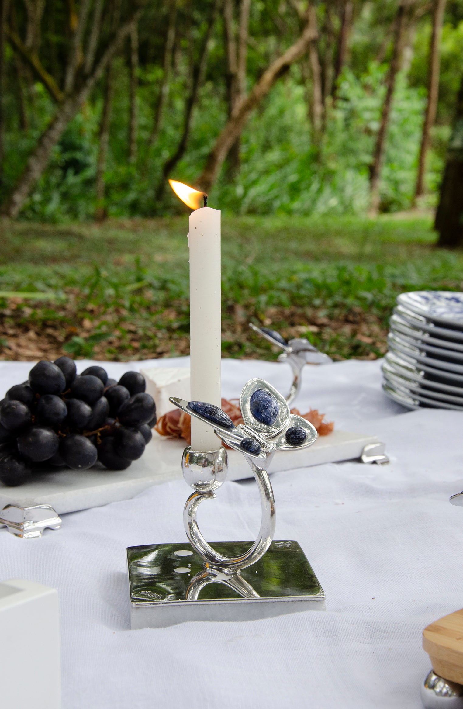 Castiçal Maior Blue Butterfly
